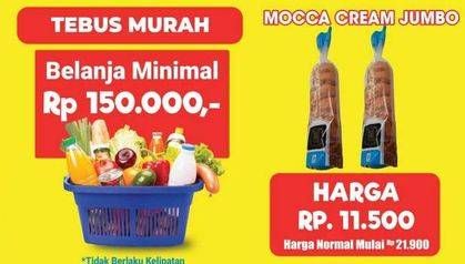 Promo Harga Mocca Cream Jumbo  - Hypermart