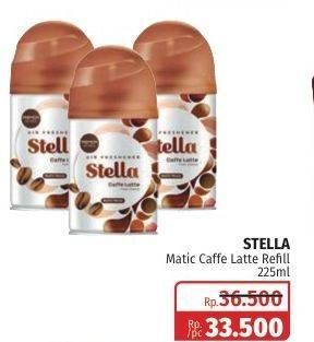 Promo Harga STELLA Matic Refill Caffee Latte 225 ml - Lotte Grosir