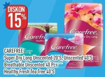 Promo Harga Carefree Super Dry/Carefree Breathable Unscented/Carefree Healthy Fresh  - Hypermart