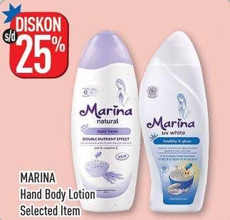 Promo Harga MARINA Hand Body Lotion Selected Item  - Hypermart