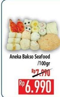 Promo Harga Aneka Bakso Seafood per 100 gr - Hypermart