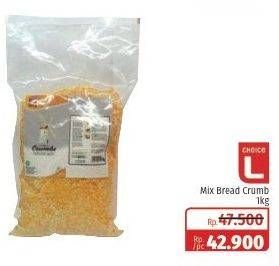 Promo Harga CHOICE L Mix Bread Crumb 1 kg - Lotte Grosir