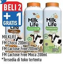 Promo Harga Milk Life Fresh Milk Bebas Laktosa, Cokelat 200 ml - Hypermart