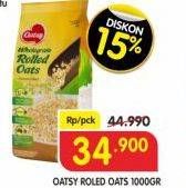 Promo Harga Oatsy Oatmeal Whole Grain Rolled Oats 1000 gr - Superindo