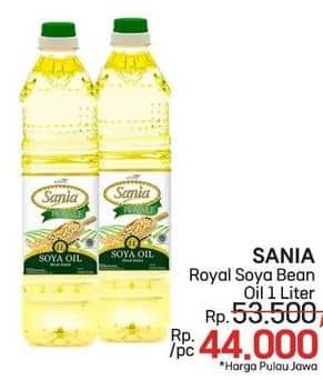 Promo Harga Sania Royale Soya Oil 1000 ml - LotteMart