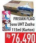 Promo Harga FRISIAN FLAG Susu UHT Milky Chocolate, Strawberry per 36 pcs 115 ml - Hypermart