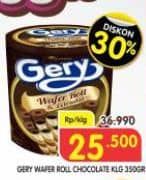 Promo Harga Gery Wafer Roll 380 gr - Superindo