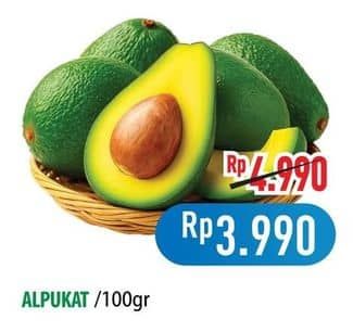 Promo Harga Alpukat per 100 gr - Hypermart