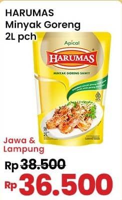 Promo Harga Harumas Minyak Goreng 2000 ml - Indomaret