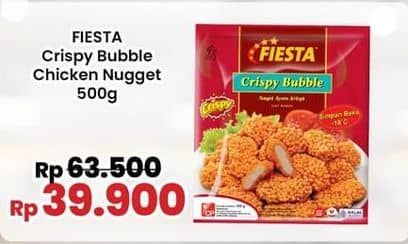 Promo Harga Fiesta Naget Crispy Bubble 500 gr - Indomaret