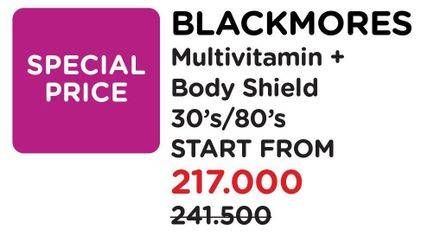 Promo Harga BLACKMORES Blackmores Multivitamin + Body Shield 30 pcs - Watsons