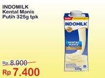 Promo Harga INDOMILK Susu Kental Manis Putih 325 gr - Indomaret