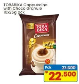 Promo Harga Torabika Cappuccino Extra Choco Granule per 10 sachet 25 gr - Indomaret