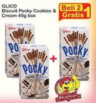 Promo Harga GLICO POCKY Stick Cookies Cream 40 gr - Indomaret