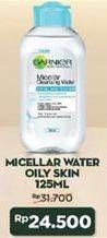 Promo Harga GARNIER Micellar Water Blue 125 ml - Indomaret