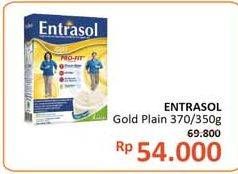 Promo Harga ENTRASOL Gold Susu Bubuk Plain 370 gr - Alfamidi