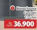 Promo Harga TECHNOPLAST Monochrome Canister 1300 ml - Lotte Grosir