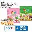 Promo Harga Yupi Candy Gummy Breakfast, Fun Gum, Gummy Lunch, Love Gummy, Yogurt Gummy, CDZ 40 gr - Indomaret