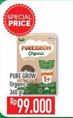 Promo Harga ARLA Puregrow Organic 1+ 360 gr - Hypermart