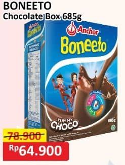 Promo Harga Anchor Boneeto Susu Bubuk Hi Calsium Cokelat 700 gr - Alfamart