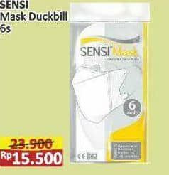 Promo Harga Sensi Mask Duckbill 6 pcs - Alfamart