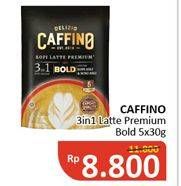 Promo Harga CAFFINO Kopi Latte 3in1 Premium Bold per 5 sachet - Alfamidi