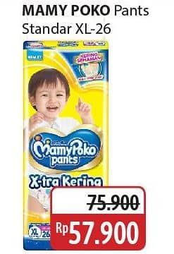 Promo Harga Mamy Poko Pants Xtra Kering XL26 26 pcs - Alfamidi