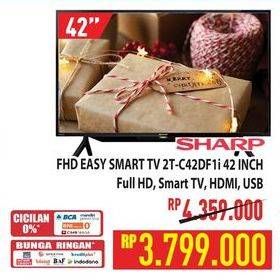 Promo Harga Sharp 2T-C42DF1I | Android TV  - Hypermart