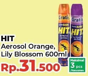 Promo Harga HIT Aerosol Orange, Lilly Blossom 675 ml - Yogya