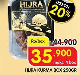 Promo Harga HIJRA Kurma 250 gr - Superindo