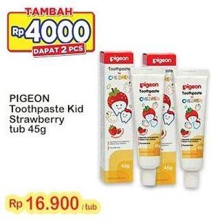 Promo Harga Pigeon Toothpaste for Children Strawberry 45 gr - Indomaret