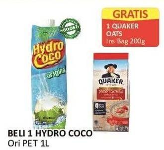 Promo Harga Hydro Coco Minuman Kelapa Original 1000 ml - Alfamart