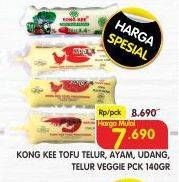 Promo Harga Kong Kee Tofu Telur Spesial, Ayam, Udang, Veggie 140 gr - Superindo