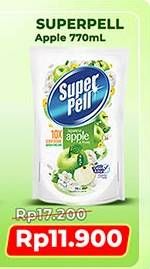 Promo Harga Super Pell Pembersih Lantai Fresh Apple 770 ml - Indomaret