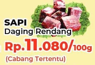 Promo Harga Daging Rendang Sapi per 100 gr - Yogya