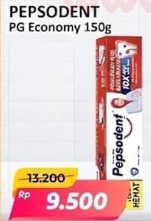 Promo Harga Pepsodent Pasta Gigi Pencegah Gigi Berlubang White 150 gr - Alfamart