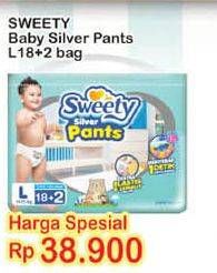 Promo Harga Sweety Silver Pants L18+2  - Indomaret