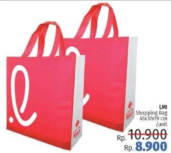 Promo Harga LMI Shopping Bag 45x37x19cm  - LotteMart