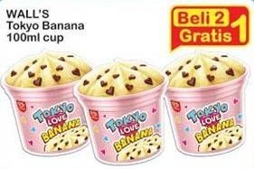 Promo Harga WALLS Tokyo Love Banana per 2 pcs 100 ml - Indomaret