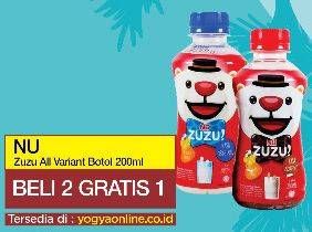 Promo Harga NU Zuzu All Variants per 2 botol 200 ml - Yogya