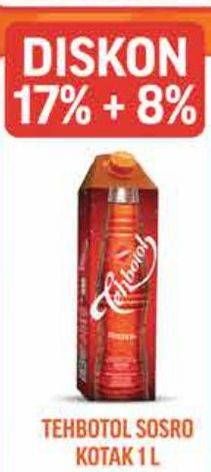 Promo Harga Sosro Teh Botol Original 1000 ml - Hypermart