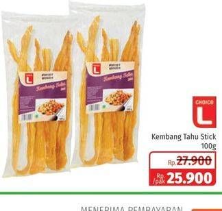 Promo Harga CHOICE L Kembang Tahu Stick 100 gr - Lotte Grosir