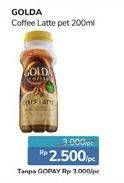Promo Harga Golda Coffee Drink Dolce Latte 200 ml - Alfamidi