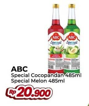 Promo Harga ABC Syrup Special Grade Melon, Coco Pandan 485 ml - Yogya