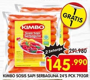 Promo Harga Kimbo Sosis Sapi Serbaguna 792 gr - Superindo
