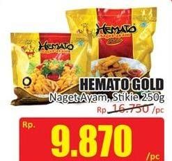 Promo Harga HEMATO GOLD Nugget Ayam, Stikie 250 gr - Hari Hari