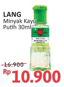 Cap Lang Minyak Kayu Putih 30 ml Diskon 35%, Harga Promo Rp10.900, Harga Normal Rp16.900