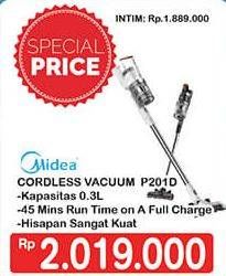Promo Harga Midea Cordless Vacuum Cleaner P201D  - Hypermart