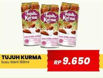 Promo Harga Tujuh Kurma Susu Steril Kurma 200 ml - Yogya