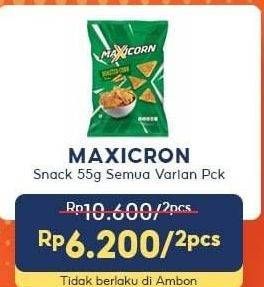 Promo Harga MAXICORN Snack All Variants 55 gr - Indomaret